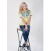 Embroidered blouse "Galychanka" yellow
